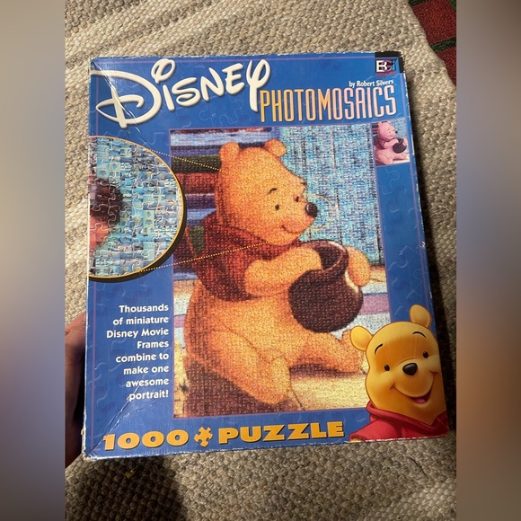 Disney | Games | Disney Winnie The Pooh Photomosaics 00 Piece Puzzle ...
